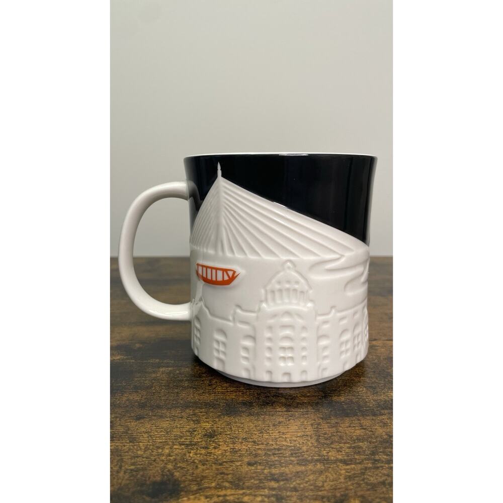 Starbucks Bangkok Relief 2014 Coffee Mug Collector Series City Skyline 16oz - Picture 3 of 9